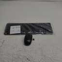 Wireless Keyboard and Mouse Combo, Full Size Silent Ergonomic Keyboard and Mouse, Long Battery Life, Optical Mouse, 2.4G Lag-Free Cordless Mice Keyboard for Computer, Mac, Laptop, PC, Windows, (Black)