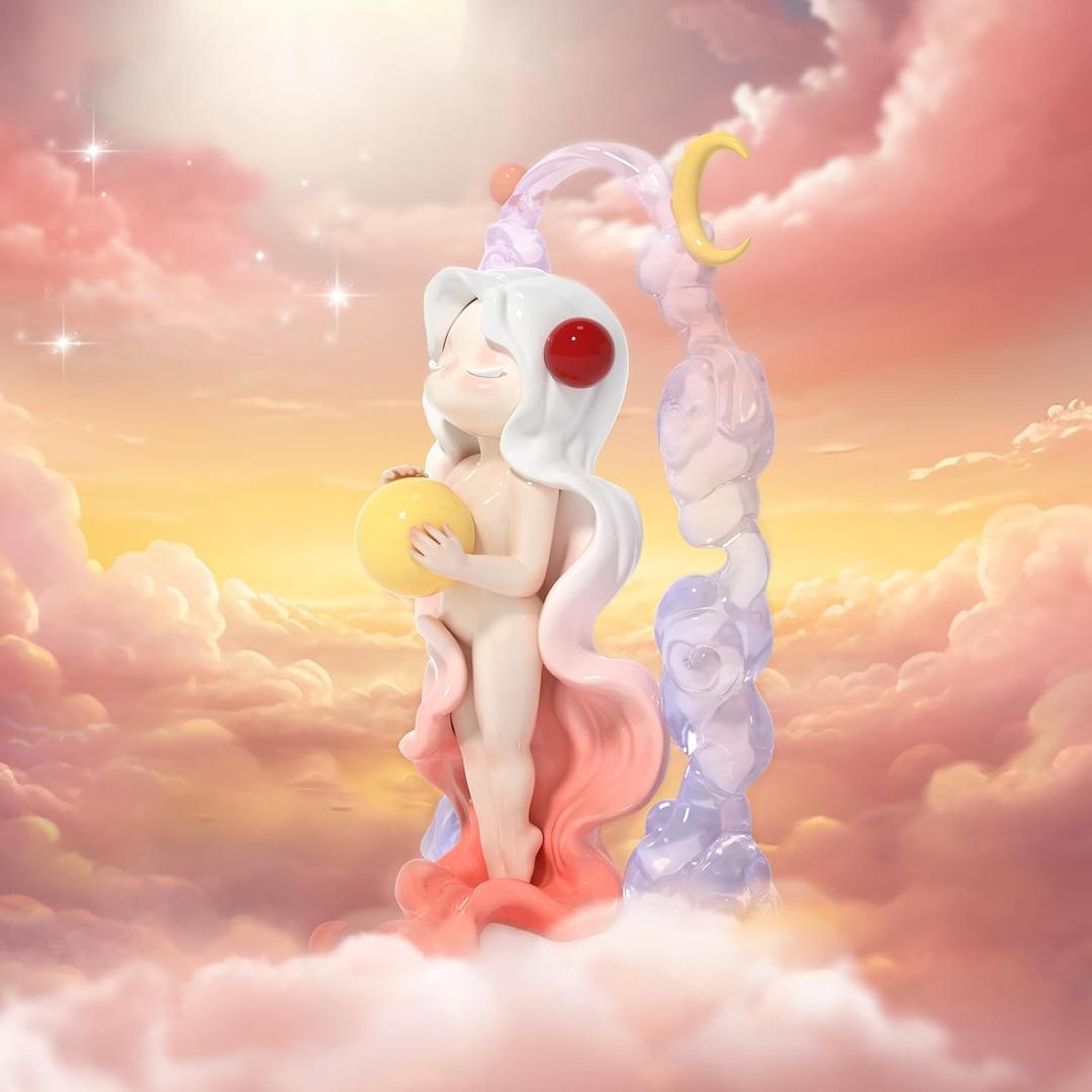 52TOYS Candybox Sleep Dreamland Elves 1PC Blind Box, Collectible Toy Kawaii Creative Gift Room Decor Desktop Decoration 3.3 Inch, Gift for Birthday Party