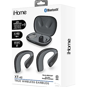 Bytech iHome XT-42 True Wireless Bluetooth In-Ear Earbuds HMAUBE238