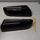 Mirror Cover Cap Compatible with 2009-2014 Ford F150 Left & Right Glossy Black