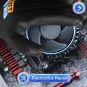 PU Coated Safety Work Gloves, 12 Pairs Work Gloves Mechanic Working Seamless Knit Glove with Polyurethane Coated Smooth