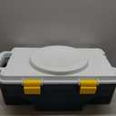 VEVOR Garden Scooter with Seat, 2 in 1 Rolling Garden Cart with Storage Bin, Supports up to 227 lbs, Outdoor Wagon with Handle, Lightweight Storage Gardening Stool for Yard Weeding Planting (Grey + Green + Black)