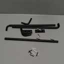 ENJOYBASICS Blackout Curtain rod for windows 28 to 48, Wrap Around Curtain Rods for Bedroom, Living Room, Adjustable from 30 to 57 Inches, Matte Black