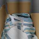 Levtex Home - Kailua Quilt Set - King Quilt + Two King Pillow Shams - Stripe - Blue Teal Taupe Cream - Quilt (106x92in.) and Pillow Shams (36x20in.) - Reversible - Cotton Fabric