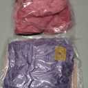 XPUDAC 3 Pack Dog Sweater Dog Winter Clothes for Small Medium Dogs Girl Fleece Pet Pajamas for Winter Christmas - S（Purple, Hot Pink, Pink)