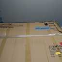 Mirrored Wall Clock Decorative: Large Oval Diamond Shape Silver Vanity with Brown Glass Mirror Beveled Frame Edge 40x28 inch Modern Home Art Deco for Living Room Dining Room