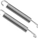 6-1/4 inch Recliner Springs Replacement Sofa Chair Bed Mechanism Tension Stainless Chaise Longue Springs Long Neck Hook Style (Pack of 2)