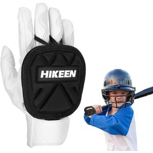 Hikeen Baseball Hand Guard Protective Hand Shield Hand Protector for Batting Hitting Right + Left Hand Hitters for Adults
