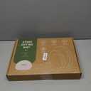 NIUM Stone Drying Mat for Kitchen Counter & Bamboo Rack - 16x12 - Diatomaceous Earth Dish drying mat Ultra Absorbent & Fast Drying - EcoFriendly with Non-Slip Pads & Anti-Moisture Design