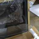 BEAUTYPEAK 14" x 48" Adjustable Height Over The Door Mirror, Rectangular Full Length Hanging Door Mirror with Shatterproof Tempered Glass Aluminum Alloy Frame for Dormitory, Gold