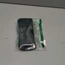 Polarized Clip-on Flip Up Metal Clip Rimless Sunglasses for Prescription Glasses (Dark Black - Cat.4 Lens)