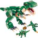 3 in1 Dinosaurs Building Blocks Toys for Kids Age 6-10 Year Old, Educational Building Sets Best Gifts for Boy 6-10 (Green)