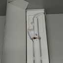 T3 SinglePass Curl X Extra-Long Barrel 1", 1.25", 1.5" Curling Iron with 9 Heat Settings and Ceramic Barrel for Fast Styling and Lasting Results on All Hair Types (White/Rose Gold)