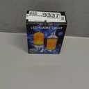 CPPSLEE Upgraded LED Flame Light Bulbs, 4 Modes Flickering Light Bulbs, E26 Base Fire Flame Bulb for Christmas Decorations Outdoor, Halloween Lights Patio Indoor Home Decor (Yellow, Pack of 2)