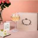 Personalized Custom Birthday Red Wine Glass for Women, Engagement Gift for Couples, Wedding Retirement Initial, 16oz Bride Wine Glass, Best for Wine Lovers, Monogrammed Cup A (K)