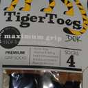DOK TigerToes Premium Non-Slip Dog Socks for Hardwood Floors - Extra-Thick Grip that Works Even When Twisted - Prevents Licking, Slipping, and Great for Dog Paw Protection (Cool Caramel, X-Large)