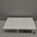 Kickspace heater,compact design,white fan-forced wall heater with built-in thermostat,covers 150 square feet, factory wired 204/208VAC