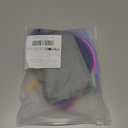 Sensory Activity Board Silicone Fidget Toy, Double-Sided Rainbow Sensory Toys for Autism, Stress, Anxiety, ADHD, Kids 3+& Adults, Includes Travel Bag & 12 Strings, Dark Blue