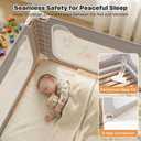 MagicFox 3 Piece Queen Size Bed Rail for Toddlers, Upgraded Height Adjustable Baby Bed Rail Guard, Thickened Child Safety Bed Rails for Queen Size Beds (78.7"x78.7"x59" Gray)