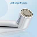 Hygie Rinse Universal Fit Kitchen Sink Spray Attachment, Kitchen Sink Side Sprayer Head Compatible with Delta, Moen, Kohler and Other OEM Brands Spray Head, Chrome