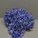 50FT Christmas Tinsel Garland, Xmas Metallic Tinsel Twist Hanging Garland for Christmas Tree Indoor Outdoor Holiday Party Decoration (Blue)