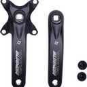 PROWHEEL Bike Crank Arm,One Pair Universal 152MM/160MM/165MM/170MM/175MM BCD 104MM Square Hole Bike Crank Arm for City Bike,Road Bike,Folding Bike,Mountain Bike,Ebike
