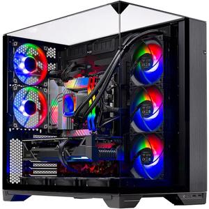 Skytech Gaming O11 Vision Desktop PC, Ryzen 7 9800X3D 4.7 GHz (5.2 GHz), AMD RX 9070XT 16GB, 2TB Gen4 NVMe SSD, 32GB DDR5 RAM 6000 RGB, 850W Gold ATX 3 PSU, 360mm ARGB AIO, Wi-Fi, Win 11