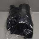 Zeagoo Women's V Neck Sweater Vest Dress Oversized Sleeveless Casual Pullover Sweater Fall Winter Knit Slit Short Dress (XX-Large, Black)