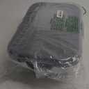 Rice Storage Container, Collapsible Airtight Food Storage Containers 6-20 Lbs, Rice Dispenser with Measuring Cup and Small Bin for Flour Cereal Pasta Grain, Cat Pet Dog Bird Food Container (Gray)