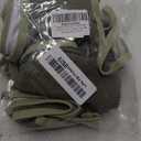 Fanuerg Women's Triangle Bikini Sets Circle Ring Linked Two Piece Swimsuit Color Block Cheeky Bathing Suits (Medium, Army Green)