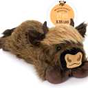 Onsoyours Original Weighted & Heatable Highland Cow Stuffed Animals, Microwavable Plushies for Stress Relief - 20 inch Large Comfort Soft Plush Toys for Kids & Adults