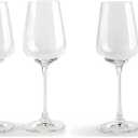 Keltum Lead-Free Crystal White Wine Glasses, Set of 2 (Pack of 2)