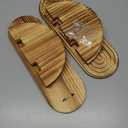 Artilady 2 Pack Shelf Wall Decor Boho Wood Floating Shelves 2 Tier Plant Holder Trinket Storage Rack Rainbow Hanging Decor for Home Bedroom Living Room Office Nursery