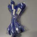 5 x Small Pencil Case Pouch for Girls and Boys Kids, Large Capacity Canvas Pen Bag School Supplies, Portable Pencil Case, Simple Zipper Stationery Bag for Women Men Adults (Light Blue