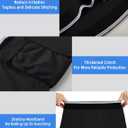 TIICHOO Boys Incontinence Underwear Washable Cotton Kids Incontinence Boxer Briefs 5 Pack (Black, L)