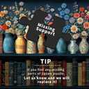 Wildflower Book Puzzles for Adults 1000 Pieces Puzzle Clearance Vintage Books Challenging Adult Puzzles 1000 Pieces Puzzle Perfect for Family Game 27.5 x 19.6 inch