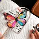 Christian Gifts for Women Birthday, Butterfly Inspirational Gifts for Women Friends, Mom, Sister, Girl, Catholic Female, Religious Spiritual Gift, Home Christian Decor Sign