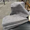 Utopia Towels 8 Pack Kitchen Towels Set, 12x12 Inches, Highly Absorbent and Super Soft Microfiber Towels, Ideal for Cleaning Dishes, Pans, Grey