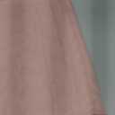 OVZME Blush Pink Sheer Curtains 84 Inches Long 2 Panels - Soft Light Filtering Window Sheer Panels for Living Room/Bedroom, Top Dual Rod Pocket, 1 Pair, Each 42Wx84L Inches