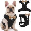 AVERYDAY Dog Tuxedo for Wedding Outfit, Dog Suit and Tie Costumes for Birthday, Halloween, Cosplay, Christmas Party, Pet Formal Wear with Bowtie, Tux for Medium Large Dogs, Bulldog, Labrador, Husky (M (Chest 18.9-25.6 in))