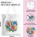 Mother's Day Mom Gifts Christmas Valentines Birthday Retirement Thanksgiving Appreciation Thank You Gift for Moms Mother Mommy Mum Mama Travel Work Shopping Grocery Floral Tote Bag