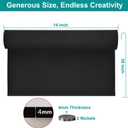 EVA Foam Roll - EVA Foam Sheets for Crafts,Cosplay Costume,DIY Projects - High Density Foam - 4mm Thick,39"x14"