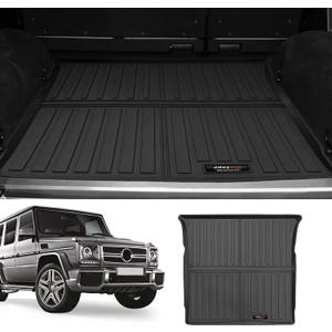 Trunk Mats Cargo Liner for 2002-2018 Mercedes-Benz G Class G500 550 G55 G63 AMG W463 Accessories All Weather TPE Rubber Protector Mat (for 2002-2018 Mercedes-Benz G Class Cargo Mats)