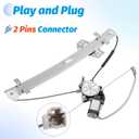Window Regulator with Motor Rear Right Passenger Side, OE 748-513