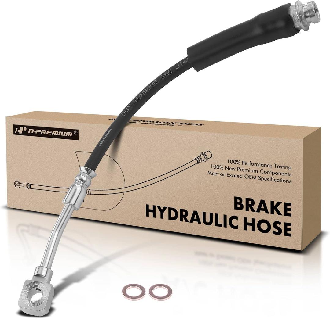 A-Premium Rear Driver Brake Hydraulic Hose Compatible with Select Buick Models - Regal 1995-1996 A-Premium Rear Driver Brake Hydraulic Hose Compatible with Select Buick Models - Regal 1995-1996