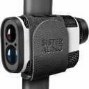 Pro Magnetic Rangefinder Strap for Golf Rangefinder strong Magnet Holds to Golf Cart or Metal Landing Pads,slim,Adjustable Size strap golf accessories gift for man, black