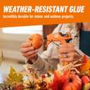 Gorilla Mini Hot Glue Gun Kit (Pack of 1 Mini Hot Glue Gun and 30 Sticks) - Dual Temp, Precision Nozzle, and Easy Squeeze Trigger