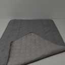 Smiry Waterproof Dog Bed Cover Pet Blanket, Soft Washable Dog Blanket for Furniture Bed Couch Sofa Reversible, Checkered (30"x53", Grey/Light Grey)