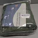 Olive Green Linen Curtains 108 inch Length 2 Panels Set Modern Farmhouse Living Room Drapes Light Filtering Rod Pocket Back Tab Filtering Privacy Semi Sheer Curtain 108 inches Long