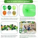 Jungle Theme Party Supplies ,Baby 2st Birthday Party Decorations,Balloons , Tablecloth,Leaves, Balloon Boxes, Animal Safari Decorations